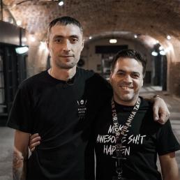 Pedro dias and Alex Pancho at London Tattoo Convention 2019